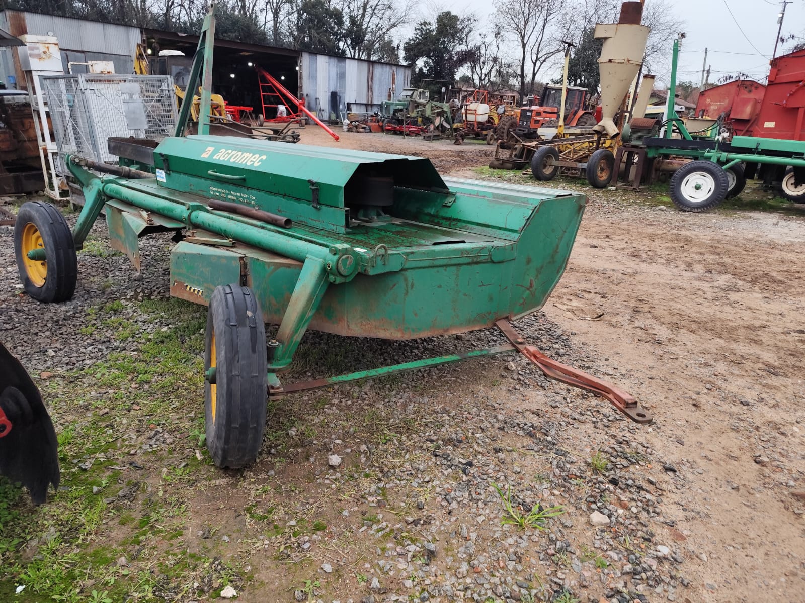 desmalezadora hileradora agromec 2,8mts de corte